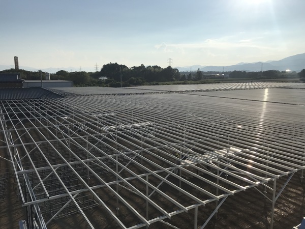 営農型太陽光発電の架台